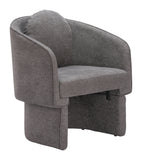 Olya Accent Chair Truffle Gray 110014 Zuo Modern