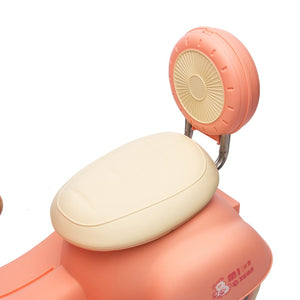 English Elm 12v Kids Electric Tricycle Toddler Ride on Scooter Wooden Handle Parental Remote Control Pink W1578P381428