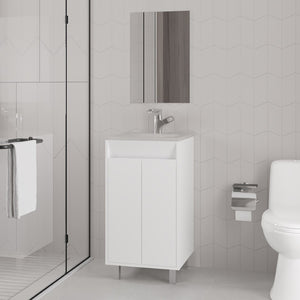 English Elm Colville Floating Wall Mount Vanity Cabinet Matte Finish Modern Bathroom Storage B092P439924