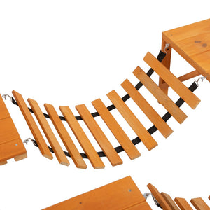 English Elm Weatherproof Pine Wood Catio Outdoor Cat Enclosure with Platforms Ramps and Pvc Roof N843MP003N