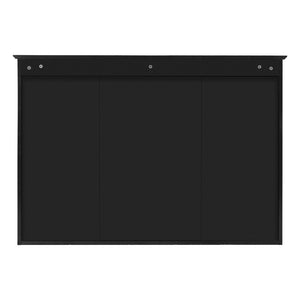 English Elm 3-in-1 Wall Mounted Bathroom Medicine Cabinet with Soft Close Mirror and Towel Bar Black N710P358620B