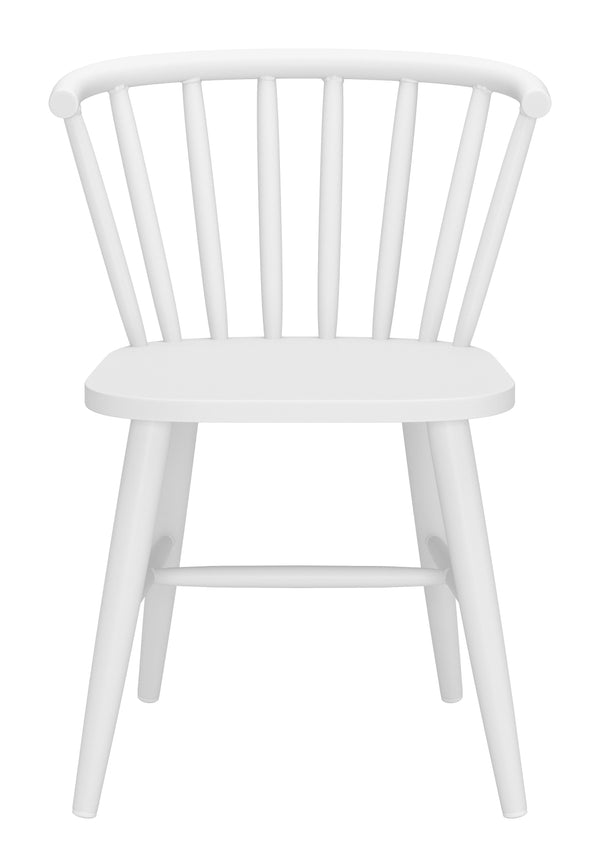 Zuo Modern Shio Dining Chair - Modern Powder Coated Aluminum Frame For Stylish Indoor & Outdoor Dining Spaces White Aluminum 704082-zuo-modern