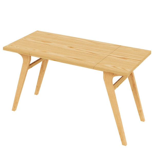 English Elm Transformer Solid Wood Convertible Table Adjustable Height Expandable Top for Small Spaces Natural N735P406282N