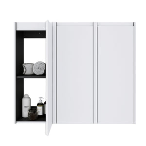 English Elm 12" Bathroom Side Cabinet - Space-Saving Design With Reversible Soft-Close Doors For Modern Storage W999S00279