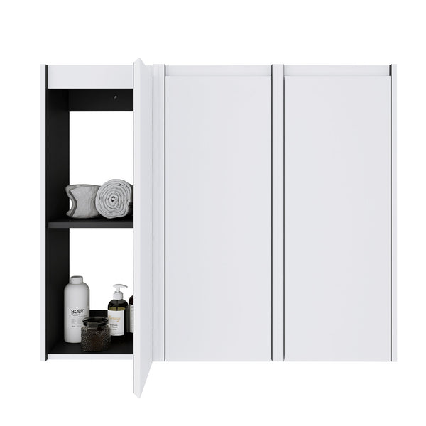 English Elm 12" Bathroom Side Cabinet - Space-Saving Design With Reversible Soft-Close Doors For Modern Storage W999S00279