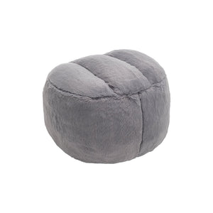 English Elm Bean Bag Chair - Luxurious Faux Fur Sofa With Footstool For Cozy Comfort In Living Room & Bedroom W2200P326904