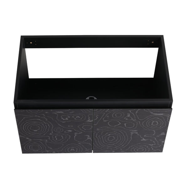 English Elm 30'' Floating Wall-Mounted Bathroom Vanity With Ceramic Sink & Soft-Close Doors For Modern Spaces P2 W999S00213-GIGA