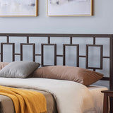 Christopher Knight Home® - Noble House - Claudia Modern Iron King Bed Frame