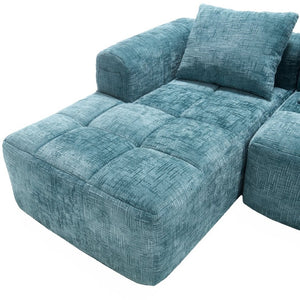 English Elm United We Win 98.42-Inch Modern Modular L-Shaped Sectional Sofa With Chaise & Smart Side Pockets W1568S00145-GIGA