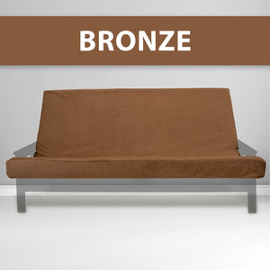 English Elm Memory Foam Infused Futon Mattress Full Size – Thick Washable Cover, Durable Zipper, Versatile Sofa Bed B181P351979