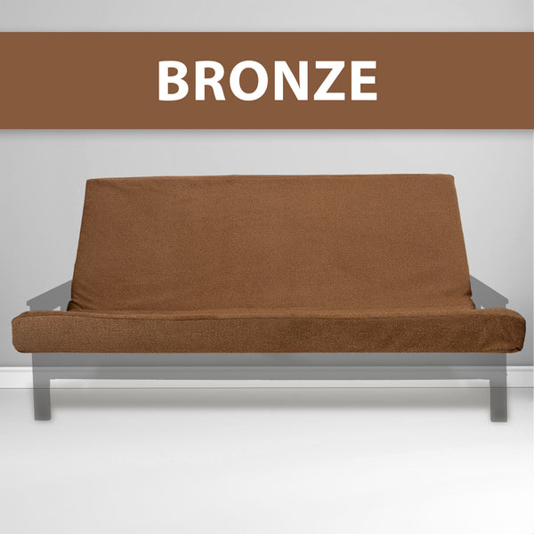 English Elm Memory Foam Infused Futon Mattress Full Size – Thick Washable Cover, Durable Zipper, Versatile Sofa Bed B181P351979