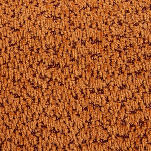 English Elm Upholstered Cocoon Accent Chair Ergonomic Curved Frame Soft Breathable Fabric Lounge Seat Orange T3623P434429
