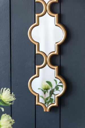 English Elm Gold Madlyn Long Narrow Wall Mirror 9.5x47.2″ – Transitional Gold Frame, Hang Vertically or Horizontally W2078P293825