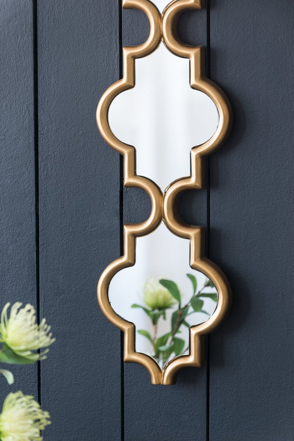 English Elm Gold Madlyn Long Narrow Wall Mirror 9.5x47.2″ – Transitional Gold Frame, Hang Vertically or Horizontally W2078P293825