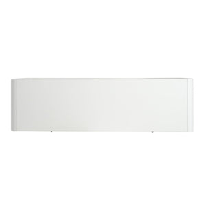 English Elm Modern White Sideboard with Soft Close Drawers and Doors for Dining or Living Rooms N779P373190W_N779P373191W