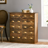 Christopher Knight Home® - Noble House - Terrell Handcrafted Boho Mango Wood Cabinet, Antique Natural