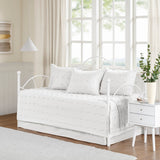 Urban Habitat Brooklyn Shabby Chic Cotton Jacquard Daybed Set UH13-2207 Ivory