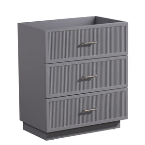 English Elm HK2305-30-WH 24" Floating Bathroom Vanity with Wall-Mount Design, Space-Saving Modern Sink Cabinet Grey W1550P168214
