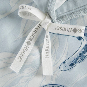 English Elm 3-piece King Cotton Sateen Duvet Set Botanical Print 300 Thread Breathable Bedding B035P408294