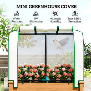 English Elm Raised Metal Garden Bed with Tall Diamond Trellis Powder Coated Outdoor Privacy Planter Sand T3971P459738