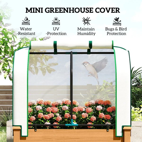 English Elm Raised Metal Garden Bed with Tall Diamond Trellis Powder Coated Outdoor Privacy Planter Sand T3971P459738