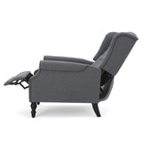 Christopher Knight Home® - Noble House - Walter Charcoal Fabric Recliner