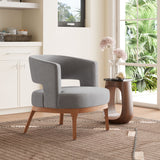 Penryn Accent Chair Slate Gray 110112 Zuo Modern