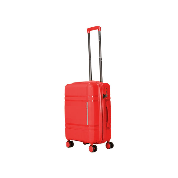 English Elm 6-piece Hard Shell Spinner Luggage Set Expandable Polypropylene with Combo Lock Red T3292P328777