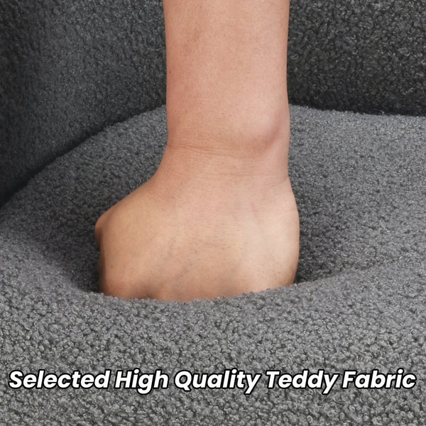 English Elm Kitchen Mid-Century Dining Chairs Set of 2 with Rattan Backrest, Cantilever Aluminum Legs, 300lb Capacity Gray T3623P408500