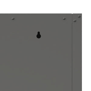 English Elm Heavy Duty Wall Mounted Steel Cabinet Locking Lift Door Garage Workshop Storage Black T2398P236482