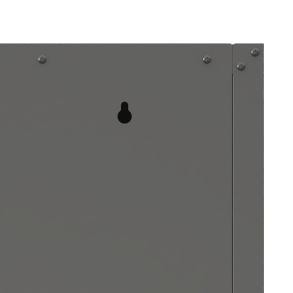 English Elm Heavy Duty Wall Mounted Steel Cabinet Locking Lift Door Garage Workshop Storage Black T2398P236482
