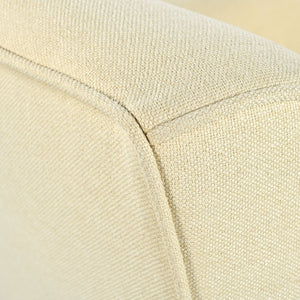 English Elm Christopher Knight Home® - Mid-Century Tufted Armchair with Solid Wood Legs, Ergonomic Foam Seating & Stain-Resistant Fabric Finish Beige N767P257565B