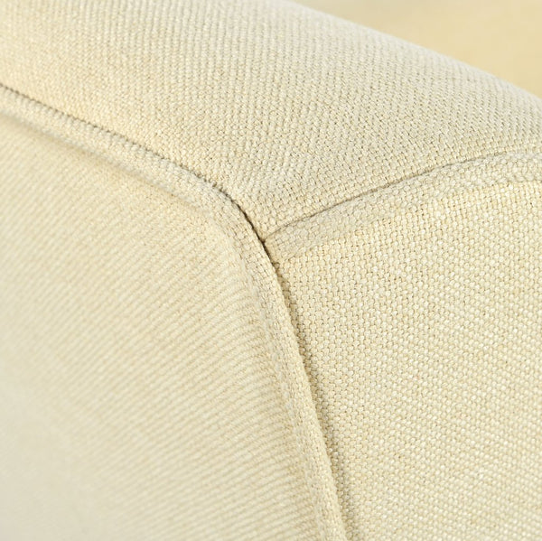English Elm Christopher Knight Home® - Mid-Century Tufted Armchair with Solid Wood Legs, Ergonomic Foam Seating & Stain-Resistant Fabric Finish Beige N767P257565B