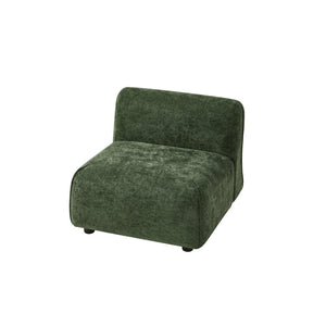 English Elm Modern Curved Accent Chair Plush Cloud Cushioning Sculptural Form for Any Room N767P399471G