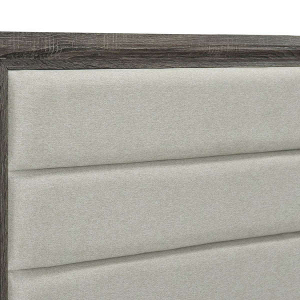 English Elm Mckee Queen Bedroom Set White Panel Bed Dresser Nightstand Mirror Four Piece Suite B062S01774