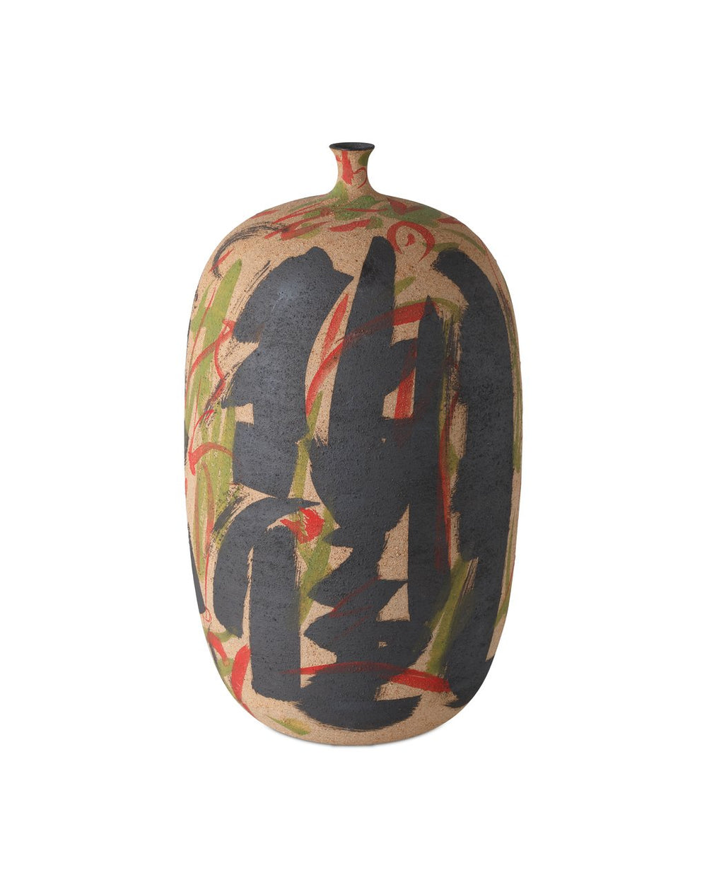 Currey & Company Zeal Multi-colored Porcelain Vase With Unique Texture And Artful Design For Bold Home Decor Green Porcelain 1200-0999-currey-company