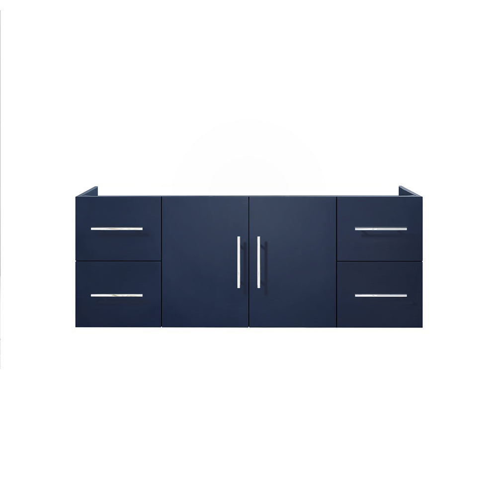 English Elm Navy Bath Vanity 48" W x 22" D – Solid Wood Frame, Soft-Close Drawers, Spacious Storage, Fully Assembled B2731P258484
