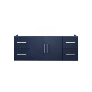 English Elm Navy Bath Vanity 48" W x 22" D – Solid Wood Frame, Soft-Close Drawers, Spacious Storage, Fully Assembled B2731P258484