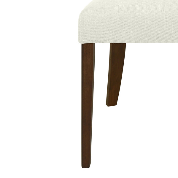 English Elm Christopher Knight Home® - Dining Chair Modern Set of 2 with Rounded Back and Upholstered Seat on Durable Rubberwood Frame Beige,Walnut N771P254007T