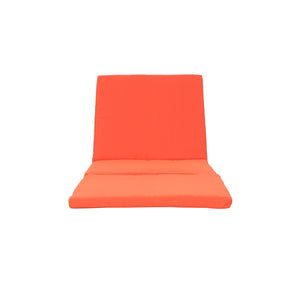 English Elm Christopher Knight Home® - JAMAICA Plush Outdoor Lounge Cushion with UV, Water & Fade Resistance for Patio Comfort 26.5x25.5x7 Orange 62575.00CUSH-ORG