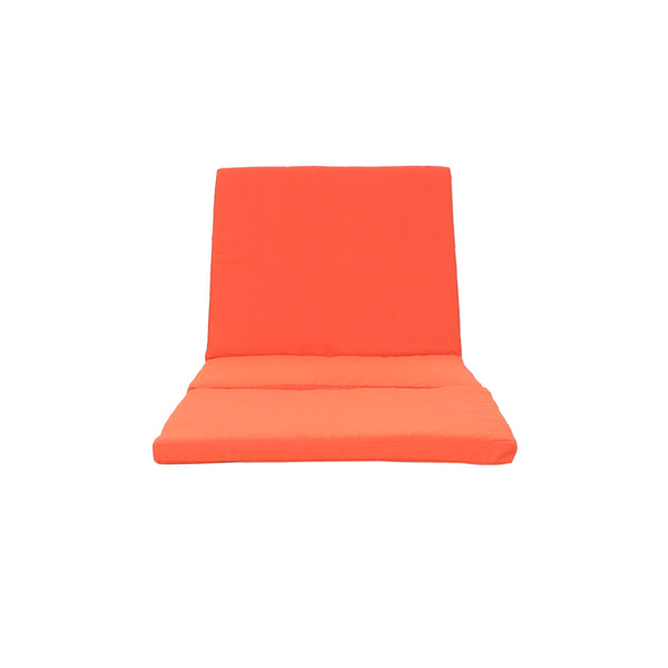 English Elm Christopher Knight Home® - JAMAICA Plush Outdoor Lounge Cushion with UV, Water & Fade Resistance for Patio Comfort 26.5x25.5x7 Orange 62575.00CUSH-ORG