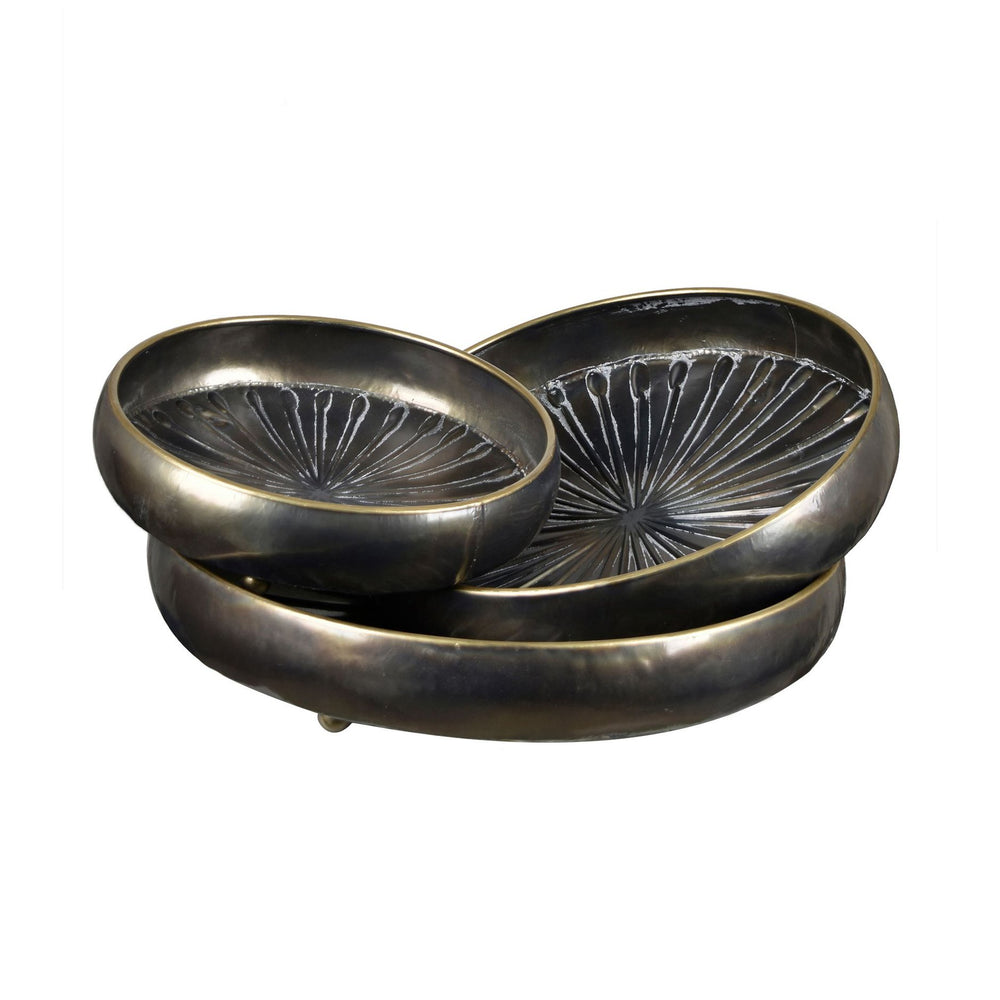 Crestview Collection Jordan Trays - Stylish Crestview China Accessories For Elegant Home Décor And Entertaining Needs   Cvdzep070