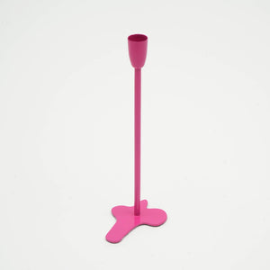 English Elm Home Floral Fusion Metal Candle Holder – Stylish 4x7 in Decorative Accent for Living Room Ambiance and Warmth Pink B346P336868