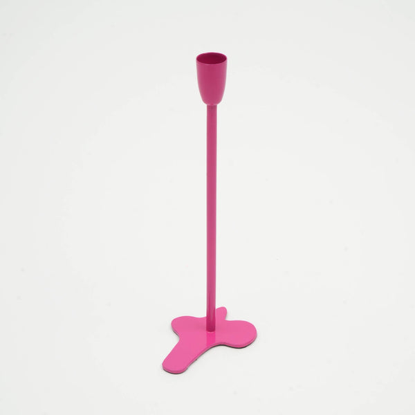 English Elm Home Floral Fusion Metal Candle Holder – Stylish 4x7 in Decorative Accent for Living Room Ambiance and Warmth Pink B346P336868