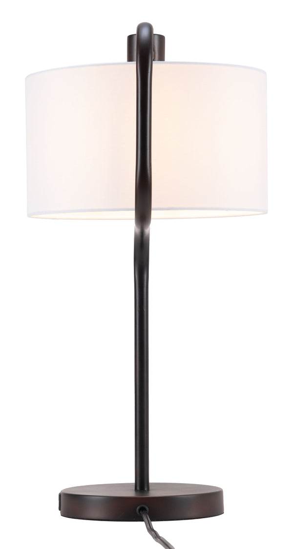 Middlemist Table Lamp White 56146 Zuo Modern