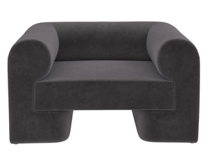 Sunpan Ionic Armchair - Contemporary Elegance with Luxurious Upholstery for Ultimate Comfort and Style Meg Ash