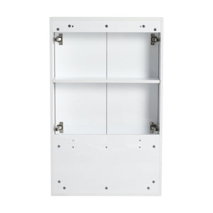 English Elm 72" Freestanding Vanity Combination With Soft-Closing Drawers, Glossy White Storage Solution For Modern Bathrooms W999S00429