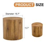 English Elm The Cylindrical Table With Its Patterned Design Can Be Easily Integrated Into A Variety Of Interior Styles, From Coffee Tables To Small Dining Tables, Workbenches Or Makeshift Writing Desks.