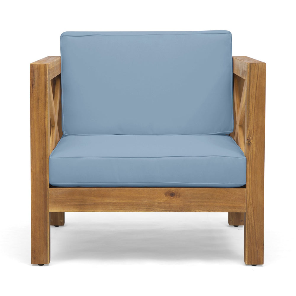 English Elm Christopher Knight Home® - Brava Club Chair - Timeless Mid-Century Design With Comfort & Durability For Your Outdoor Oasis 65545.00BLU