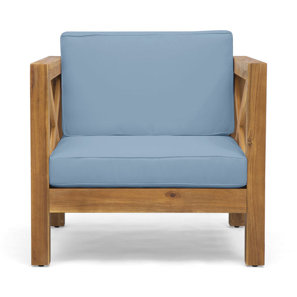 English Elm Christopher Knight Home® - Brava Club Chair - Timeless Mid-Century Design With Comfort & Durability For Your Outdoor Oasis 65545.00BLU